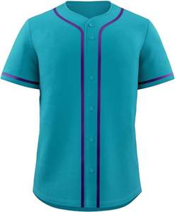 Jersey de béisbol transpirable de alta calidad Tipo de patrón sólido - Product Image 1