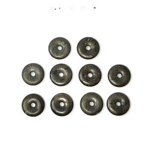 Donuts de Cristal Natural, Donuts de Piedra Pirita, Gemas de Cristal, Gemas de Reiki, Donuts Curativos, Mayorista de Ágata - Product Image 6