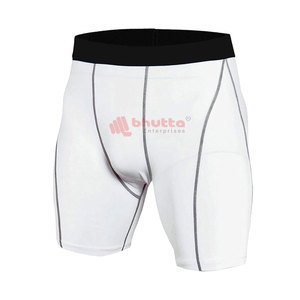 Pantalones Cortos de Compresión Deportivos para Hombre, Diseño Nuevo y Personalizable, con Logotipo, Sólidos, Casuales, con Capa Inferior de Spandex, Secado Rápido, Ajuste Cómodo - Product Image 3