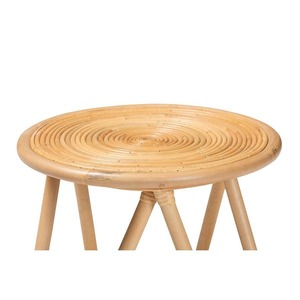 Mesa Auxiliar de Ratán Ecológica Más Vendida, Diseño Minimalista, Color Natural, Muebles Hechos a Mano para Pedidos al por Mayor y Exportación - Product Image 3