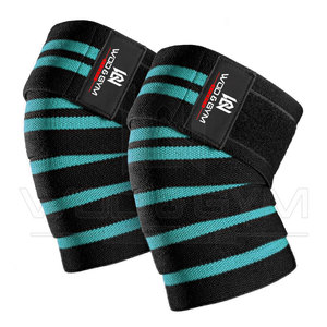 Hot Sale Products Top Quality Custom Made Design Weightlifting And Powerlifting Gym Fitness Latest Arrival <b>Knee</b> Wraps - Product Image 6