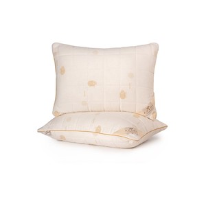 Varol Premium Modern 100% Cotton Cover Wool Pillow 50x70 cm with Fabric Bag Custom Logo Healthy Sleeping - Product Image 2