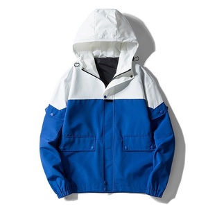 Veste coupe-vent légère sur mesure couleur jaune décontracté unisexe formation vêtements d'extérieur sport Hip Hop surdimensionné vestes amples - Product Image 3