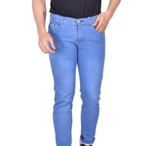 Pantalones Vaqueros de Mezclilla con Botones Azul Oscuro Hechos a Medida, Casuales, Transpirables, para Hombre, Corte Regular de Boxeo - Product Image 5