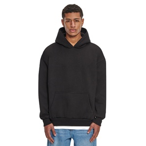 Venta al por mayor de peso pesado de algodón Puff impresión pulóver calidad de gran tamaño de los hombres con capucha de lujo de impresión personalizada sudaderas temporada de invierno - Product Image 1