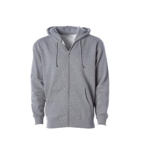 Sweat-shirts en coton épais de qualité supérieure 400GSM, logo personnalisé, sweat-shirt à capuche oversize pour homme, fermeture éclair intégrale, lavage intégral - Product Image 4