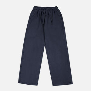 Pantalones Deportivos Elásticos de Alta Calidad, 100% Felpa, Diseño Sólido, Estilo Urbano Informal, Disponibles en Todas las Tallas y Colores - Product Image 1