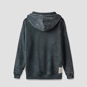 Sudadera con Capucha de Invierno para Hombre, 100% Algodón, de Alta Calidad, Ecológica, de Secado Rápido, Hombros Caídos, Estilo Oversize, Felpa Gruesa Lavada - Product Image 3