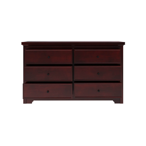 Bedroom Iivingroom Cabinet New 6 Drawer Dresser <b>Chest</b> of Drawers 6 <b>Chest</b> of Drawers <b>Wooden</b> Dresser with Mahogany Solid Wood - Product Image 2