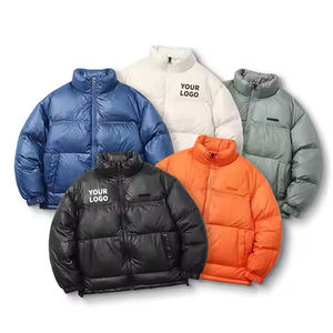 Chaqueta acolchada de invierno para hombre de gran venta, estilo callejero, colores personalizables, tamaños, Logo, capucha frontal, cremallera exclusiva, lona - Product Image 5