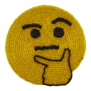 Funny Faces Glass <b>Beaded</b> <b>Coaster</b> Specially Design for Kids Colorful Affordable Price Use for Table Decors in Home and Hotels - Product Image 6