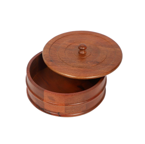 Recién llegado, olla caliente de madera de lujo, caja de Chapati, caja de arroz, mantiene la comida caliente y fresca, utensilios de cocina de cazuela para el hogar, Cocina, Restaurante - Product Image 3