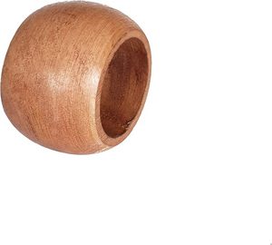 Rond de serviette de qualité Standard avec forme ronde en bois massif pour décor de table rond au prix le plus bas par HF CRAFTS - Product Image 2