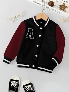 Varsity <b>Jackets</b> in multi Color With Customized Embroidery Winter Wear <b>Boys</b> Children <b>Jackets</b> - Product Image 2