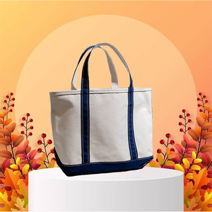 Bolso de mano eco causal hombro lona grande algodón damas algodón lona bolso de mano venta caliente mujer bolsos moda tendencia alta - Product Image 2