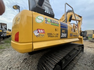 Excavadora sobre orugas Komatsu PC200 usada, excavadora PC200 de segunda mano en buenas condiciones - Product Image 3