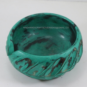 Handcrafted Eco-Friendly Round Wood Yarn Storage <b>Bowl</b> Unique Art Style Knitter's Handicraft Model Crafted Wooden <b>Bowl</b> - Product Image 4