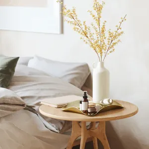 Bandeja de mármol y metal de primera calidad con usos versátiles, perfecta para exhibición decorativa de mesa de comedor de cocina y alojamiento de invitados - Product Image 6