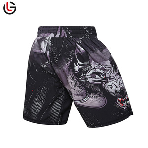 Vente en gros de shorts MMA sportifs pour hommes personnalisés de haute qualité pantalons de combat de boxe et de kickboxing à motif solide respectueux de l'environnement - Product Image 3