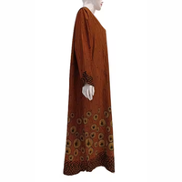 Vestido Abaya de Rayón para Mujer, Estilo Modesto y Sencillo, Largo hasta el Suelo, Sin Mangas, Silueta Asimétrica, de Chrysanta, Producto de Alta Demanda