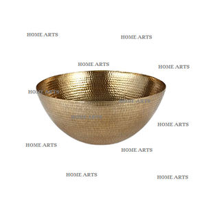 Bol décoratif en laiton de qualité supérieure Bol de service alimentaire de forme ronde de dernière conception pour fournisseur en gros - Product Image 6