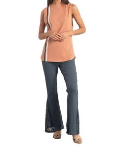 Camiseta de gimnasio para mujer, camiseta sin mangas deportiva para mujer, ropa informal para mujer, cuello redondo de Color sólido, sin mangas, cómoda, de secado rápido - Product Image 5