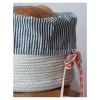 Panier à pain pliable en toile de coton écologique, best-seller ultime, couleur personnalisable, réutilisable, anti-microbien