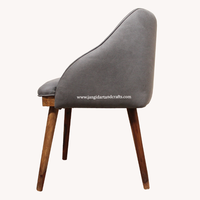 Chaises longues relaxantes au design moderne, structure en bois, rembourrage en tissu, canapé, chaise, meubles de salon Inde