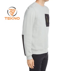 Otoño Casual profesional de alta calidad hecho a medida su propio diseño sudadera para niños cuello redondo Color sólido hombres sudaderas - Product Image 2