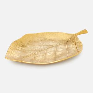 Plateau en métal design feuille de Monstera de luxe pour décoration de table moderne Idéal pour les collations Clés de bijoux Pièce d'accent élégante pour la maison - Product Image 6