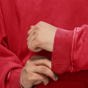 Sweat à capuche surdimensionné délavé à l'acide personnalisé pour hommes, sweat à capuche délavé à l'acide décoloré au soleil pour la vente en ligne - Product Image 4