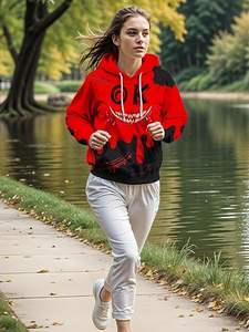 Venta al por mayor impresión personalizada sudadera blanqueada 100% algodón manga larga sudaderas con capucha nuevo estilo sublimación ropa de invierno - Product Image 3