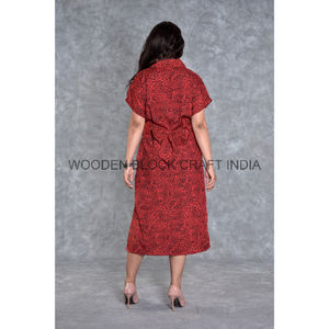 Tuniques Baho, robe midi faite à la main en Inde, robe midi en soie de luxe pour femmes, tenue de soirée, robe à manches courtes, tenue d'été - Product Image 5