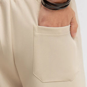 Pantalones Deportivos de Felpa Suave para Hombre, Diseño Elegante con Costuras, para Gimnasio, Correr y Uso Diario - Product Image 4