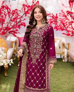 Vestido Pakistaní de WS International, Edición Tie and Dye para Eid y Bodas, Salwar Kameez, el Más Hermoso para Damas en Todo el Mundo - Product Image 6