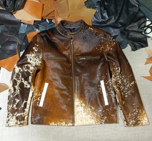 Chaqueta de Cuero 2026 para Hombre, Chaqueta Vaquera de Piel de Vaca, Chaqueta Personalizada de Camionero/Camionera, Chaqueta Transpirable de Invierno - Product Image 1