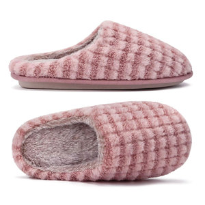 Pantuflas Tejidas Cálidas, Diseño Bonito y Suave, Cómodas para el Invierno, Antideslizantes, para Interiores, Deportivas - Product Image 1