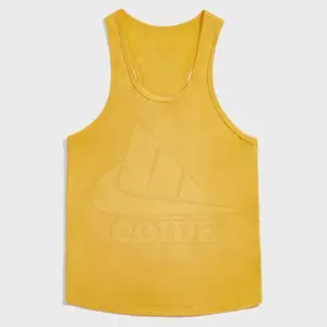 Cotton Made Bodybuilding Men Tank Top Pakistan Supplier Custom Made Men Tank Top