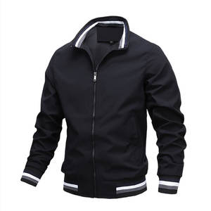 Blouson d'hiver unisexe grande taille en softshell, coupe bomber, personnalisable, coupe-vent, design en toile, service OEM élégant pour hommes - Product Image 1