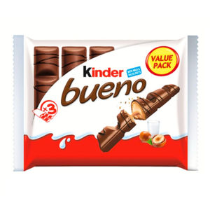 Barres de chocolat noir Kinderr Bueno avec garniture à la crème de noisettes et gaufrette croustillante en cartons de 24 unités, achat en gros - Product Image 5