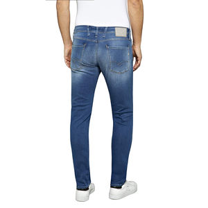 Nouveau jean slim droit taille mi-haute pour homme, pantalon en denim déchiré de haute qualité à prix abordable - Product Image 4