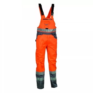 Nouvelle mode de vêtements de sécurité réfléchissants industriel Polyester coton atelier bavoir combinaisons Construction salopette vêtements de travail - Product Image 5