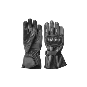 Gants de moto en cuir imperméables à écran tactile, demi-doigts, protection d'aventure, nouveau design, durables, confortables, sécurité de conduite - Product Image 1