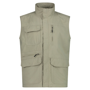 Chaleco con cierre de cremallera multifuncional transpirable personalizado para hombre, ropa de caza de poliéster reflectante para invierno para - Product Image 6