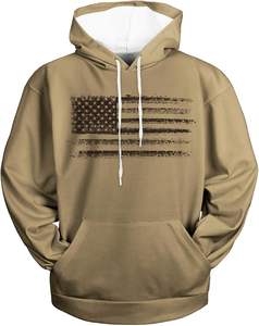 2025 hommes décontracté mode Joker Sublimation pull à capuche meilleure qualité drôle surdimensionné respirant conception solide motif OEM - Product Image 4