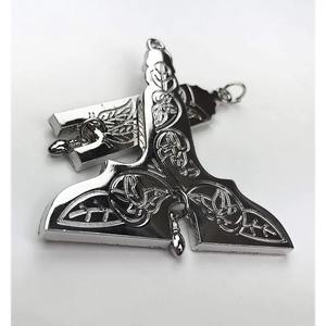 Fabricación al por Mayor de Joyas Masónicas Personalizadas para Oficiales de Logia Azul en Color Plata y Oro - Product Image 3