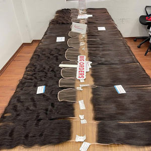 Combo Make a Wigs Natural Straight Hair Lace Closure 100% Virgin Vietnamese Remy Hair Precio de fábrica de alta calidad - Product Image 4