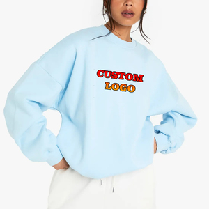 Nouveauté 2026 Sweat à capuche pour femmes Vêtement décontracté d'hiver Surdimensionné Imprimé personnalisé Grande taille Devant uni Broderie 3D - Product Image 4