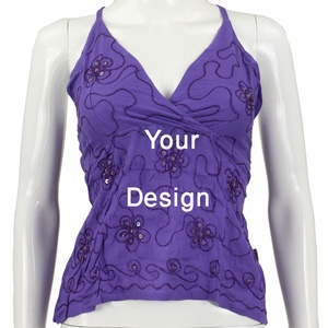 Vêtements d'été Vêtements décontractés Workout Ladies Tank Top Qualité Ladies Gym Fitness Wear Débardeur Fabricant du Bangladesh - Product Image 4