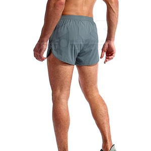 Short de course sportif et respirant pour homme avec ceinture élastique et doublure en maille Vente en ligne - Product Image 4